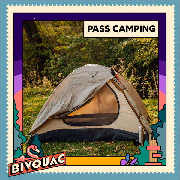 PASS CAMPING - DU VEN. 29/08 à 15H00 au DIM. 31/08 à 12H00