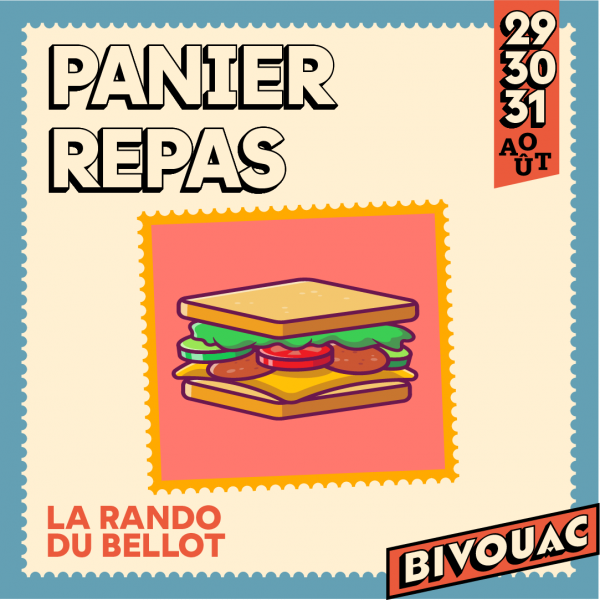 PANIER REPAS - OPTION CARNE - LA RANDO DU BELLOT - SAM. 30/08
