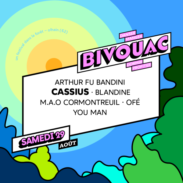 BIVOUAC - PASS SAMEDI - SAM. 29/08/2026 - &agrave; partir de 12H00